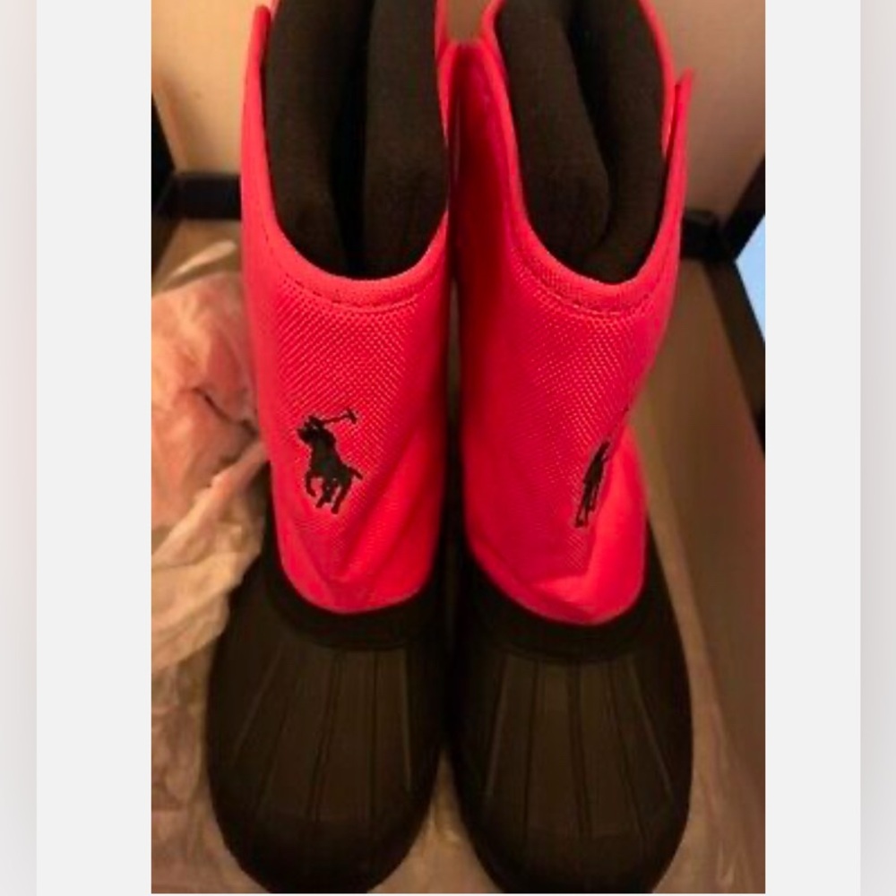 Girls Snow boots size 3 Ralph Lauren Polo Boots